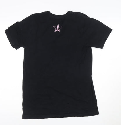 Jeffree Star Women's Black T-Shirt Medium Graphic Short Sleeve