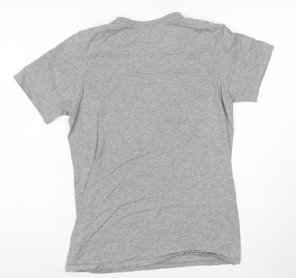 Nike Womens Grey Just Do It T-Shirt M Short Sleeve Sports Top