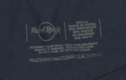 Hard Rock Cafe Women's Navy Small Graphic Short Sleeve T-Shirt