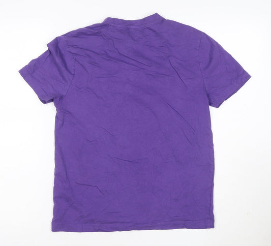 Batman The Joker Purple Cotton T-Shirt Men's S Comic Graphic