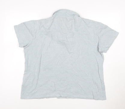 Regatta Men's Grey Cotton Short Sleeve Polo Shirt XL