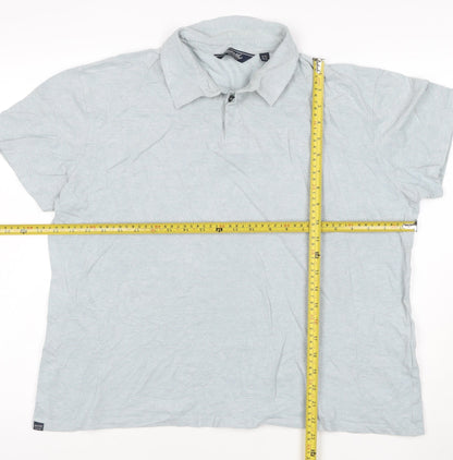 Regatta Men's Grey Cotton Short Sleeve Polo Shirt XL