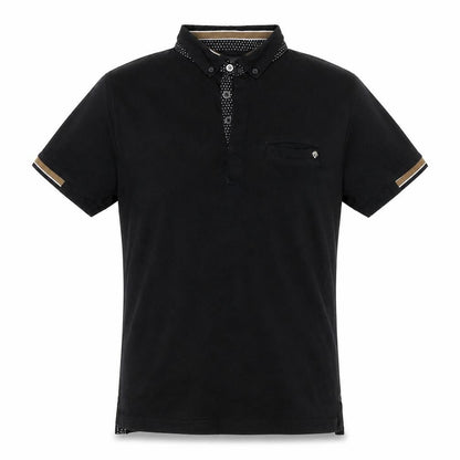 Next Boys Black 12 Years Polo Shirt Button-Down Collar 100% Cotton
