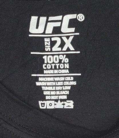 UFC Men’s Black 2XL Cotton Graphic T-Shirt Jan Błachowicz Polish Power