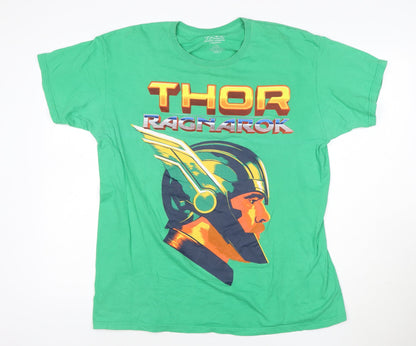 Marvel Thor Ragnarok Green Men's XL Graphic T-Shirt