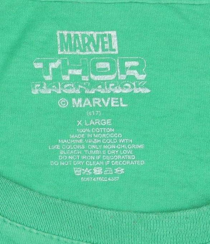 Marvel Thor Ragnarok Green Men's XL Graphic T-Shirt