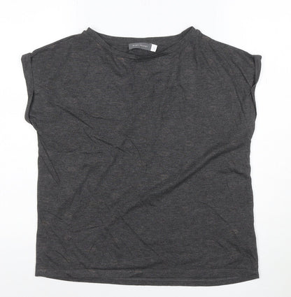 Mint Velvet Women's Grey Basic Jersey T-Shirt Size M