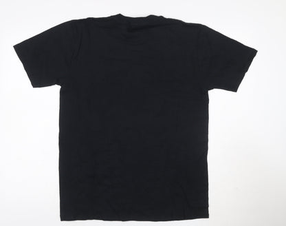 UFC Men's Black Cotton Gym Logo T-Shirt Size M