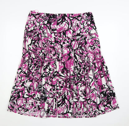 Marks and Spencer Women’s Multicoloured Floral A-Line Skirt Size 16
