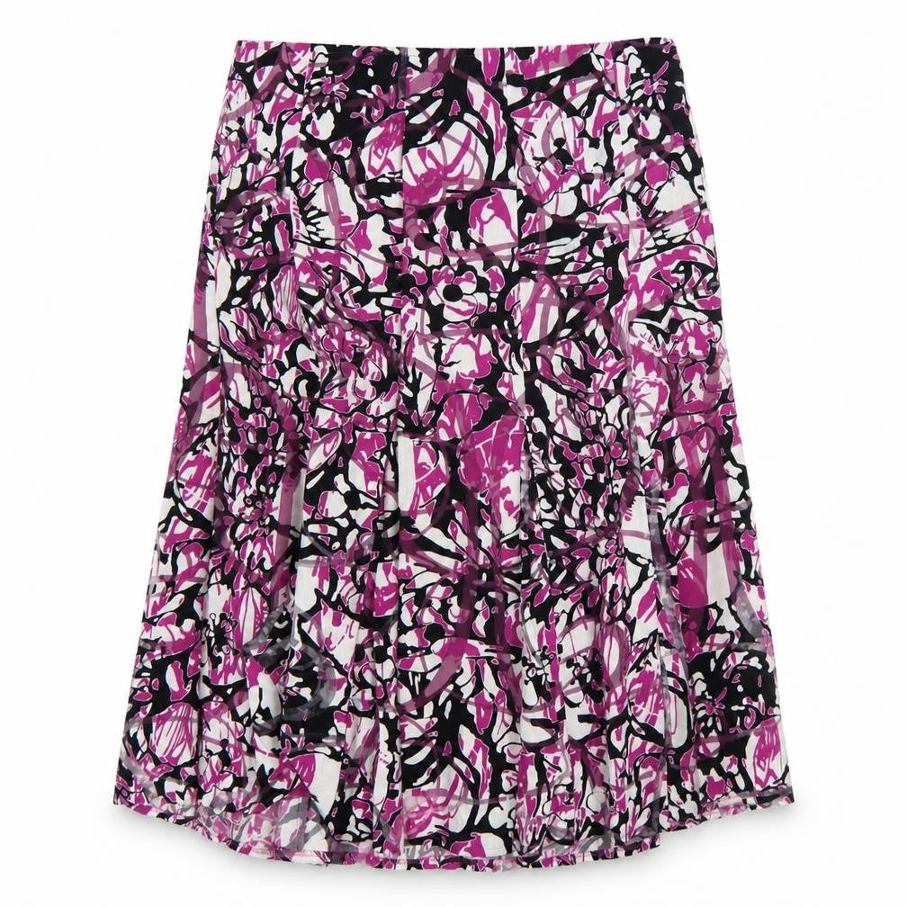 Marks and Spencer Women’s Multicoloured Floral A-Line Skirt Size 16