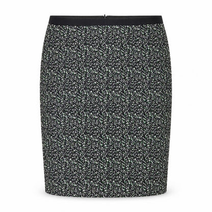 Jigsaw Women’s Black Knee Length Pencil Skirt Size 12 Cotton Tweed
