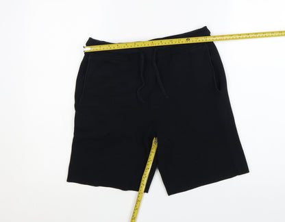 Marks and Spencer Autograph Men's Black Sweat Shorts Small