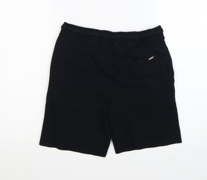 Marks and Spencer Autograph Men's Black Sweat Shorts Small