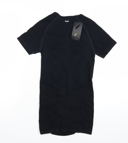 MP Women's Black XS Maternity Seamless Short Sleeve T-Shirt