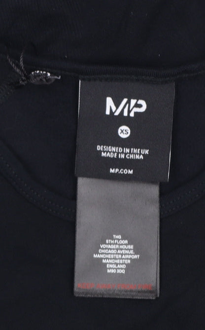 MP Women's Black XS Maternity Seamless Short Sleeve T-Shirt