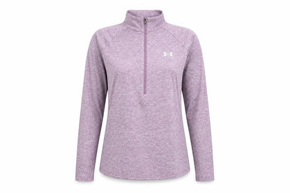 Under Armour Womens Purple 1/2 Zip Pullover Sweatshirt XS