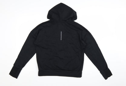 Nike Womens Black XS Full Zip Dri-Fit Hoodie Running Jacket