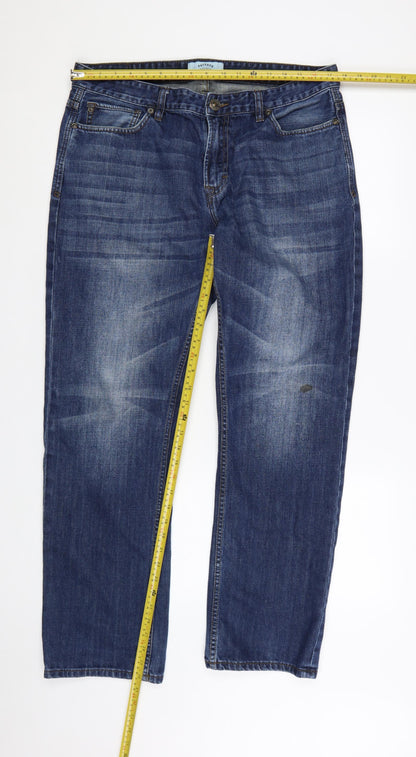 FatFace Men's Blue Straight Leg 36R Denim Jeans