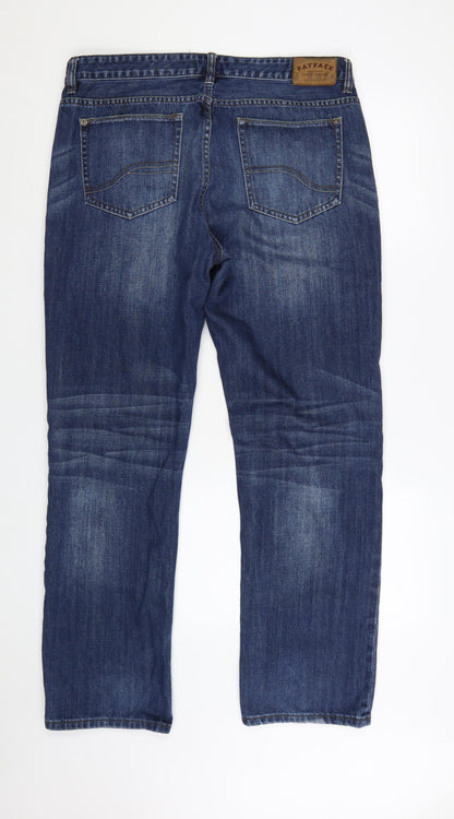 FatFace Men's Blue Straight Leg 36R Denim Jeans