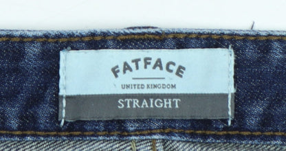 FatFace Men's Blue Straight Leg 36R Denim Jeans