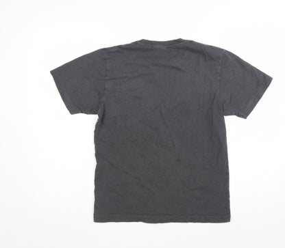 Uniqlo UT Men’s Black Graphic Print Short Sleeve T-Shirt XS Cotton