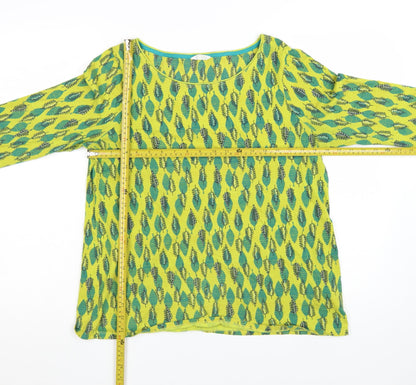 White Stuff Women's Multicoloured Cotton Tunic Blouse Size 14