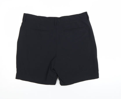 Marks and Spencer Men's Black 34 Chino Shorts Stretch Regular Fit