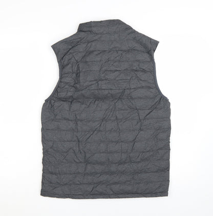 Marks and Spencer Mens Grey Down Padded Bodywarmer S Regular Fit