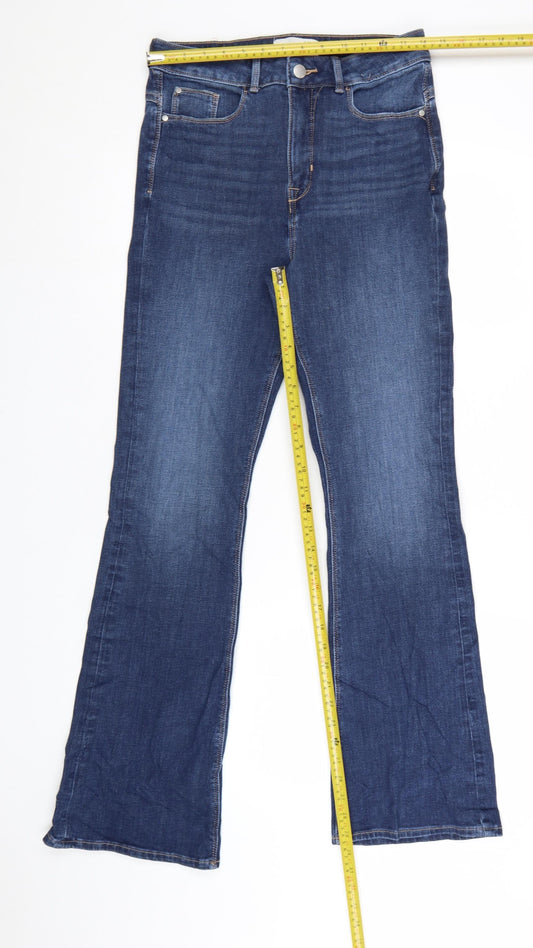 Marks and Spencer Women’s Blue Slim Flare Jeans Size 10 Regular