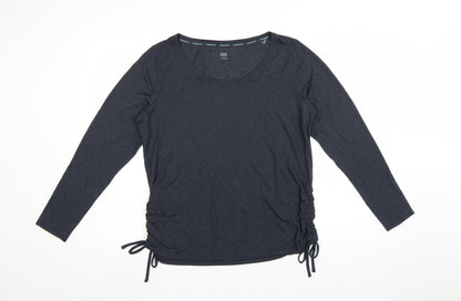 Marks and Spencer Women’s Black Long Sleeve Scoop Neck T-Shirt Size 16
