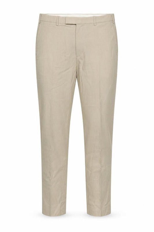 Marks and Spencer Autograph Men's Beige Wool Blend Tailored Trousers 38R