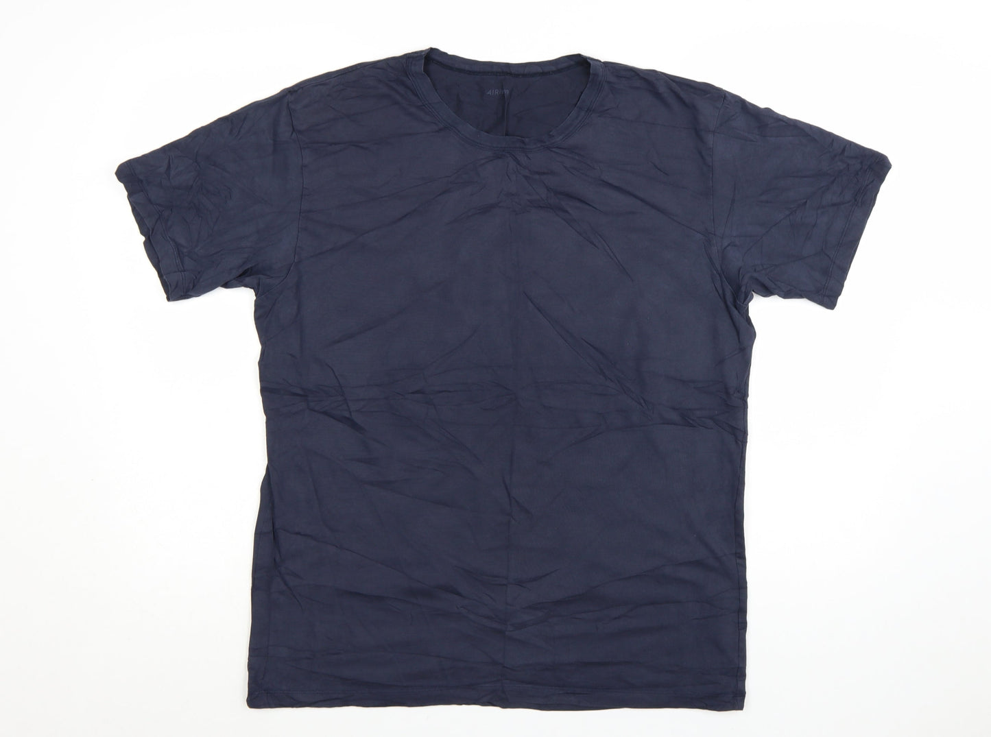 Uniqlo Men’s Blue AIRism Crew Neck Short Sleeve T-Shirt Size L