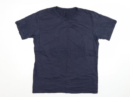 Uniqlo Men’s Blue AIRism Crew Neck Short Sleeve T-Shirt Size L