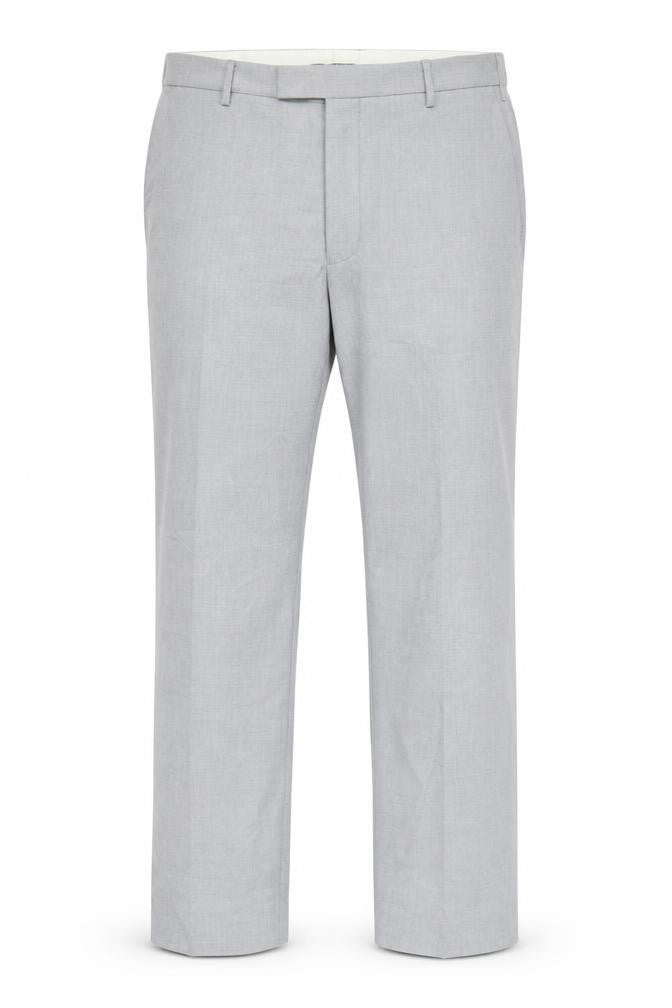 Marks and Spencer Men's Grey 36 Regular Fit Dress Trousers
