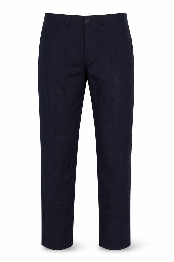 Marks and Spencer Men's Blue Slim Fit Trousers 34W 33L Polyester