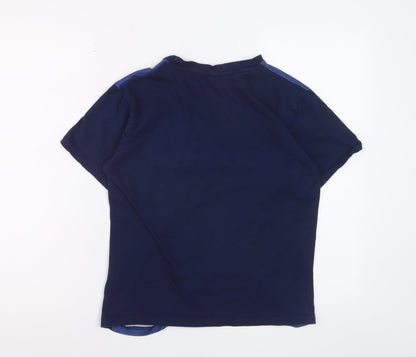 Arsenal Boys Blue Football T-Shirt 12-13 Years Short Sleeve Lightweight Top