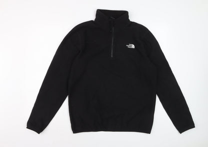 The North Face Men’s Black Fleece 1/2 Zip Pullover Sweatshirt M
