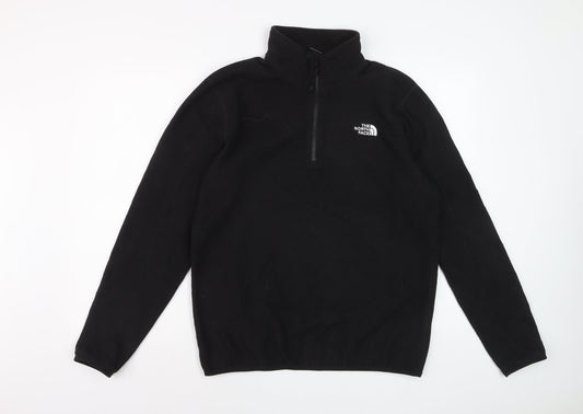 The North Face Men’s Black Fleece 1/2 Zip Pullover Sweatshirt M