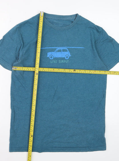 Patagonia Men's Blue Live Simply Graphic T-Shirt Size M