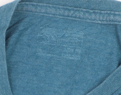 Patagonia Men's Blue Live Simply Graphic T-Shirt Size M