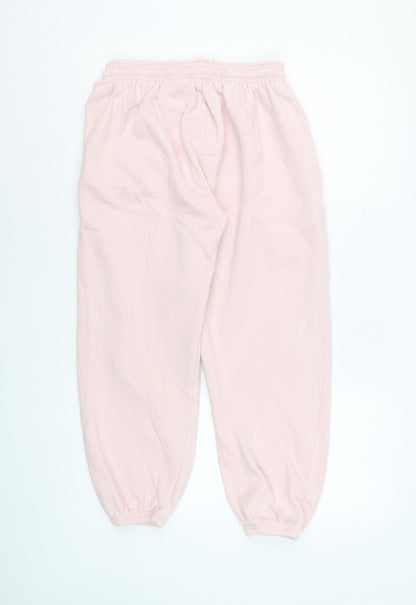 Rising Womens Pink M/L Jogger Sweatpants Cotton Blend