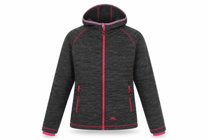 Trespass Women Grey Hooded Full Zip Outdoor Jacket UK 10