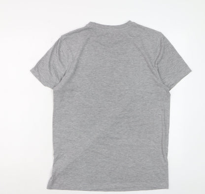 PlayStation Men's Grey Graphic Logo T-Shirt Size L Regular Fit