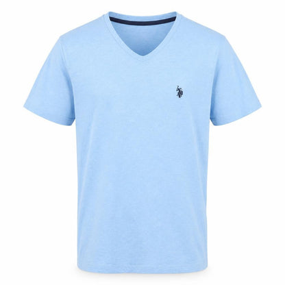 U.S. Polo Assn. Men's Blue V-Neck Short Sleeve Cotton T-Shirt Size S