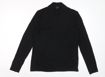 Talbots Women's Black Rayon Long Sleeve V-Neck Blouse Size M