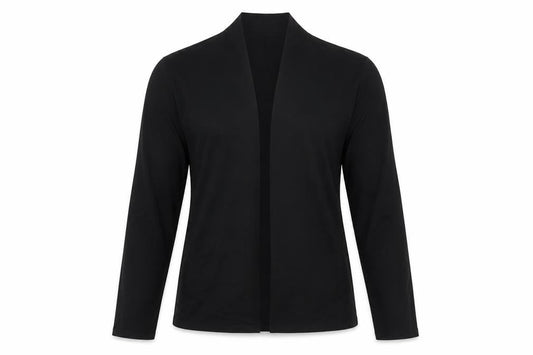 Talbots Women's Black Rayon Long Sleeve V-Neck Blouse Size M