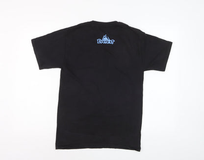 Disney Parks Women Black Yeti Graphic T-Shirt Small Casual Fit