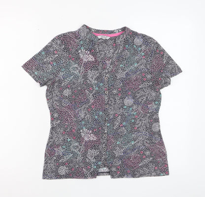 Marks and Spencer Per Una Women's Multicoloured Floral Blouse Size 8