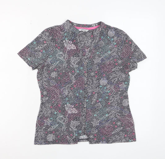 Marks and Spencer Per Una Women's Multicoloured Floral Blouse Size 8