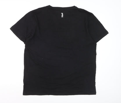 Huel Men’s Black Cotton Stretch Crew Neck T-Shirt XXL
